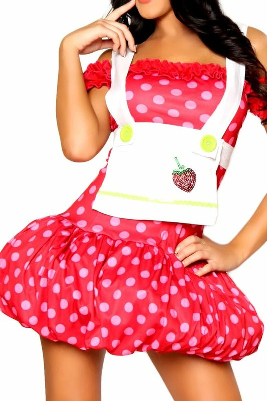 Roma Costume Strawberry Sweetheart Costume 5 Roma Costume Strawberry Sweetheart Costume - Image 3