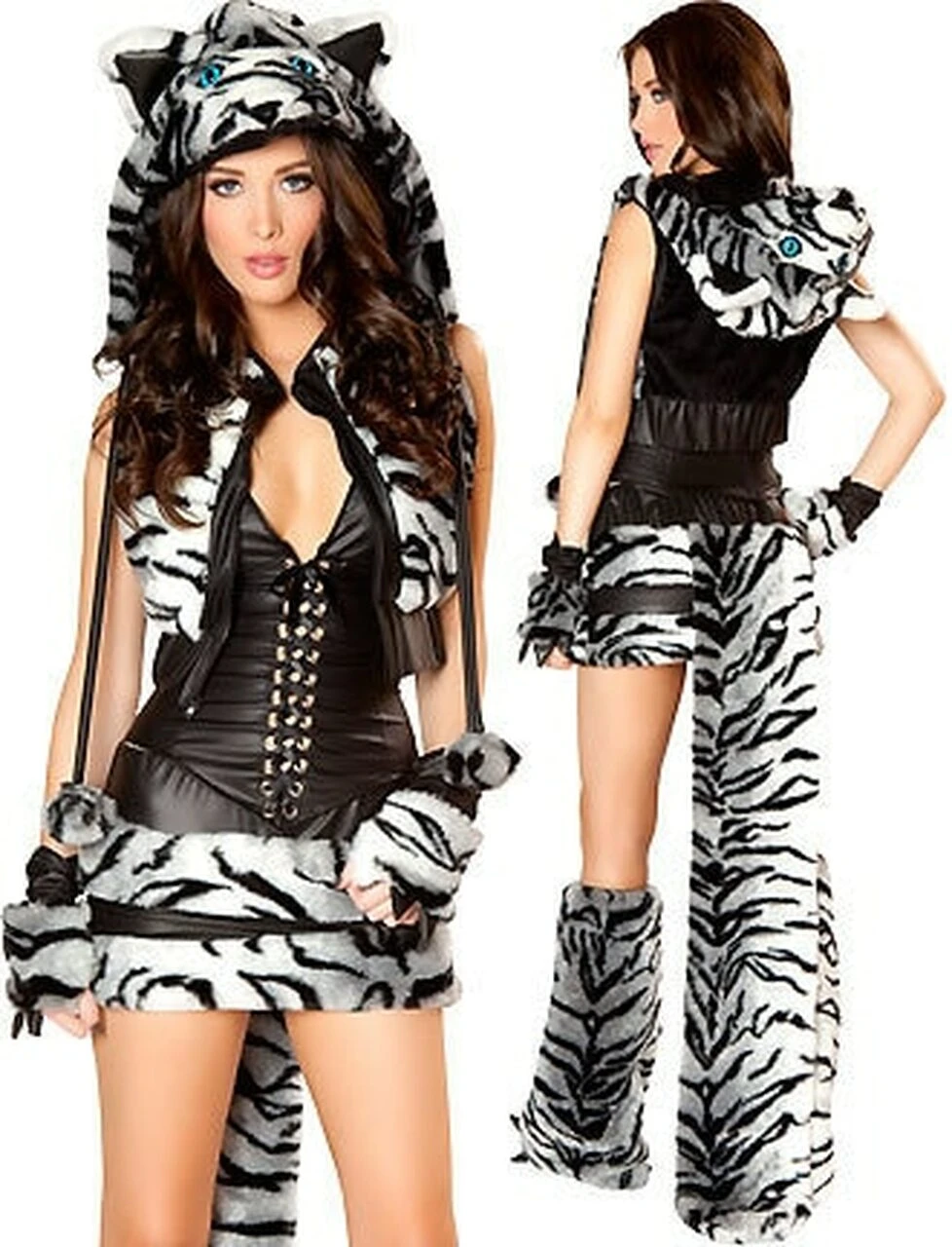 J. Valentine White Tiger Halloween Costume
