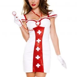 Music Legs Bedside Beauty Nurse Costume