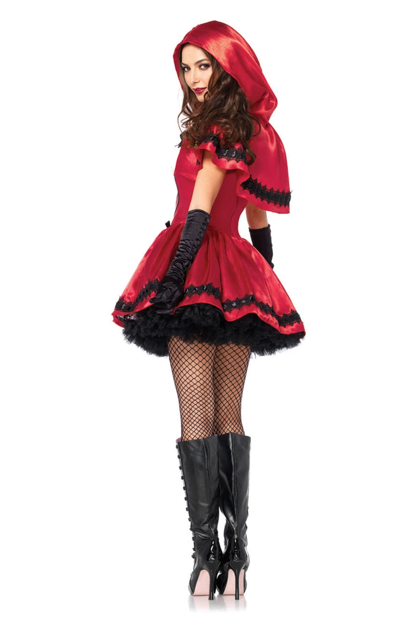 Leg Avenue Gothic Red Riding Hood Costume 6 Leg Avenue Gothic Red Riding Hood Costume - Image 4