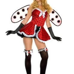 Music Legs Lovely Lady Bug Costume