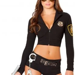 Roma Costume Officer Hottie Halloween Costume -Sexy Halloween Clothing unnamed file 428