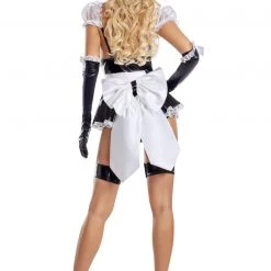 Party King Lace-Up Maid Costume -Sexy Halloween Clothing unnamed file 485
