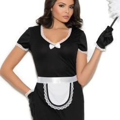Elegant Moments Flirty French Maid Costume -Sexy Halloween Clothing unnamed file 542