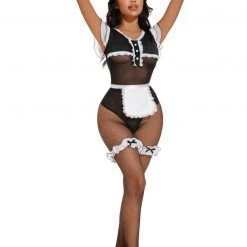 BodyZone Mischievous Miss Maid Costume -Sexy Halloween Clothing unnamed file 578