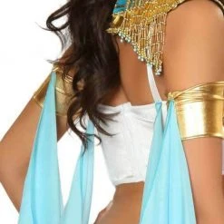 3WISHES Sexy Cleopatra Costume -Sexy Halloween Clothing unnamed file 828