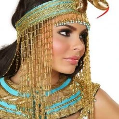 3WISHES Sexy Cleopatra Costume -Sexy Halloween Clothing unnamed file 831